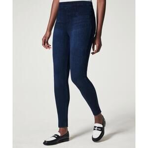SPANX High Rise Jeanish Leggings Dark Denim Small S